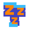 avantgarde style sleep icon