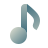 deco color style music icon