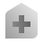 deco duotone style hospital icon
