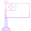 tonga flag icon