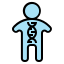 genoma-esterno-genetica-ddara-lineal-color-ddara icon