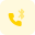 Cell phone sharing with Bluetooth connectivity logotype layout icon