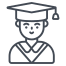 Graduate Man icon