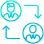 trocar icon
