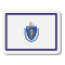 stickers style massachusetts flag icon