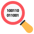 search binary data icon