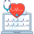 Electrocardiogram icon