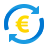 Euro de câmbio icon