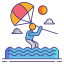 Parasailing icon