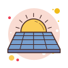 Panneau solaire icon