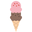 Мороженое в рожке icon