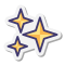 stickers style 반짝이는 icon