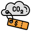 carbon tax icon