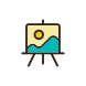 Easel Stand For Art Class icon