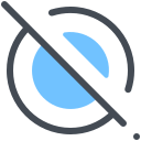 pastel color style kein bargeld icon
