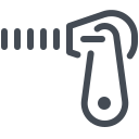 pastel color style reißverschluss details icon