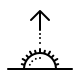 dotted style sunrise icon