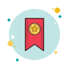 bubbles style lesezeichen icon