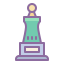 cute color style monument icon