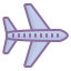 cute color style plane icon