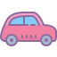 cute color style fiat 500 icon
