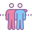 cute color style friends icon