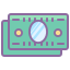 cute color style banknoten icon