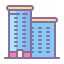 cute color style unternehmen icon