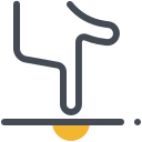 pastel color style akupressur icon