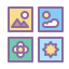 cute color style medium icons icon