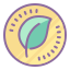 cute color style organic food icon