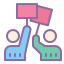 cute color style strike icon