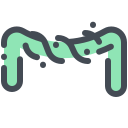pastel color style 화환 icon