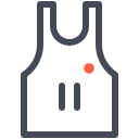 pastel color style basketball trikot icon