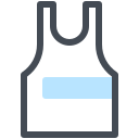 pastel color style basketball trikot icon