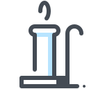 pastel color style candle icon
