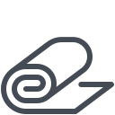 pastel color style 슬리핑 매트 icon