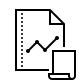 dotted style graph report script icon