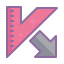 cute color style kaspersky icon