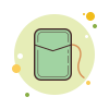 bubbles style dental floss icon