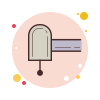 bubbles style dental machine icon