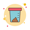 bubbles style stool analysis icon