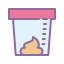 cute color style stool analysis icon