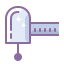 cute color style zahnmedizinische maschine icon