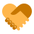 Handshake Heart icon