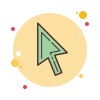 bubbles style mauszeiger icon