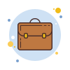 bubbles style business icon