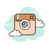 cloud style instagram alt icon