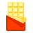 color style chocolate bar white icon