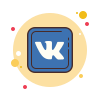 bubbles style vk.com icon